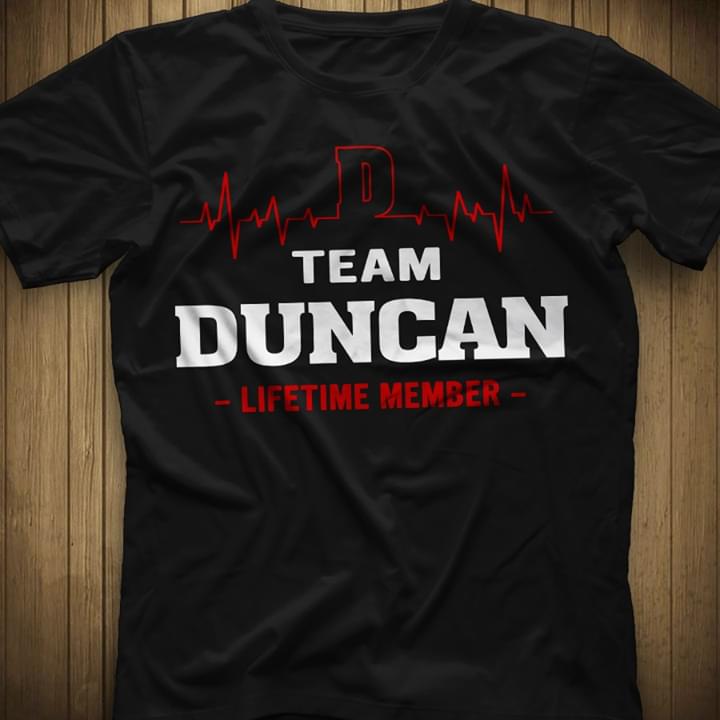 Team Duncan Lifetime Member