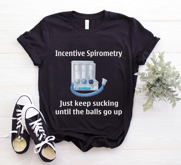 Incentive Spirometry Just keep Sucking Until The Balls Go Up