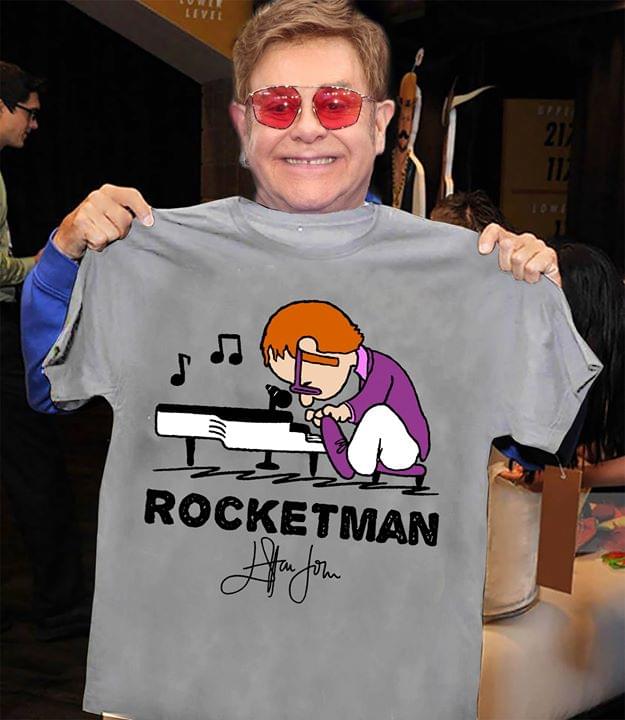 Elton John Rocket Man Play Piano Schroeder Signature