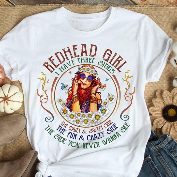 Redhead Girl I Have Three Sides The Quiet And Sweet Side