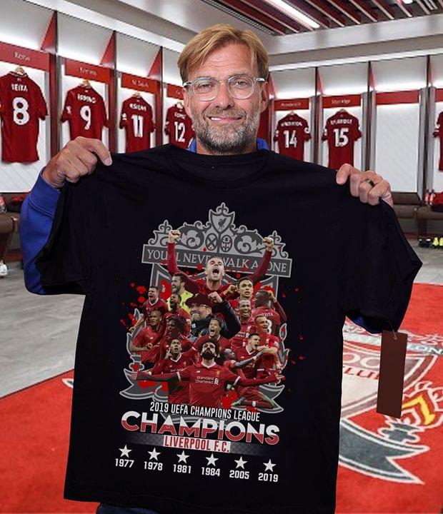 Liverpool UEFA Champions LEAGUE CUP FINAL 2019 WINNERS Years T SHIRT S 5XL 