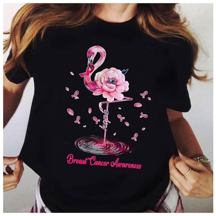 Flamingo Flower Breast Cancer Awareness