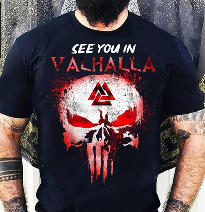 See You In Valhalla The Purnisher Skull