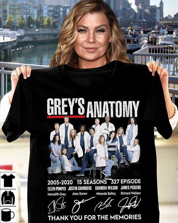 Grey's Anatomy 2005 2020 15 Seasons 327 Episode Thank You For The Memories