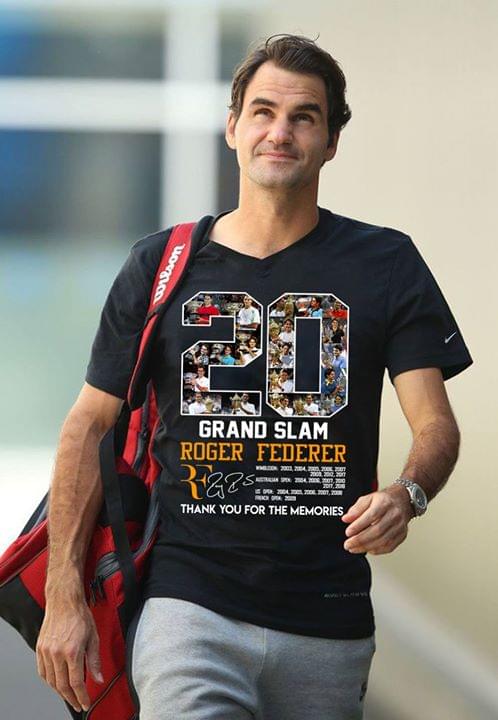 20 Years Of Grand Slam Roger Federer Thank You For the Memories