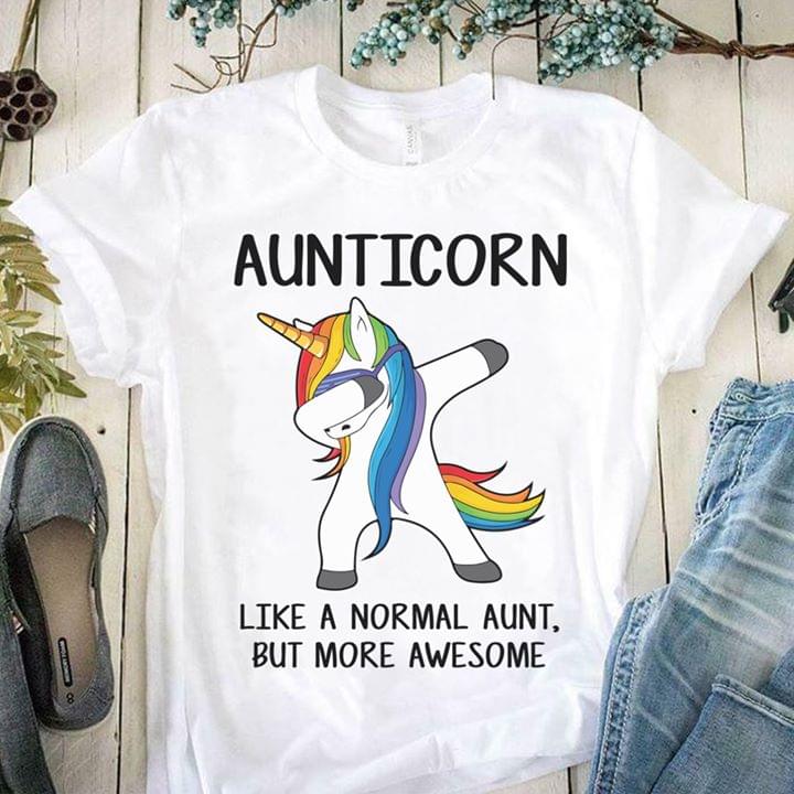 Dabbing Unicorn Aunticorn Like A Normal Aunt But More Awesome