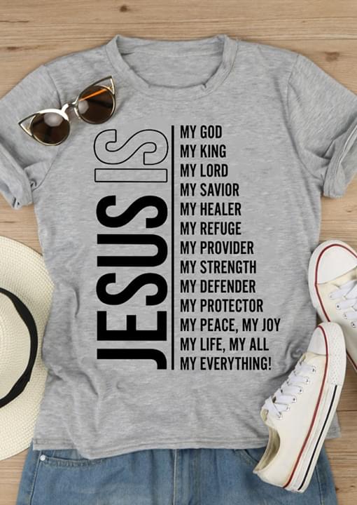 Jesus Is My God My King My Lord My Savior My Healer My Refuge My Provider My Strength