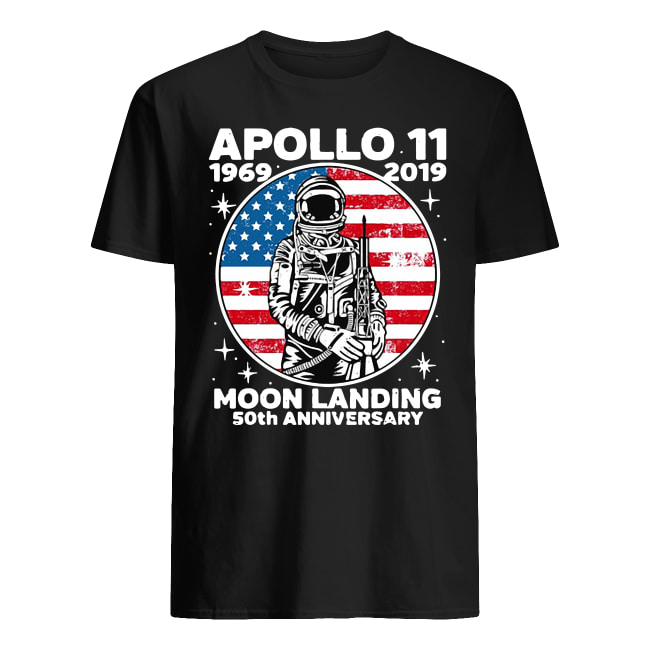 Apolo 11 Flag Neil Armstrong 1969-2019 Moon Landing 50th Anniversary