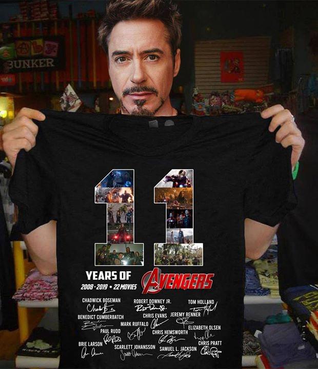 11 Years Of Avengers 2009-2019 22 Movies Signatures