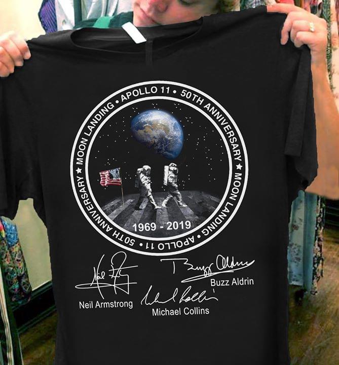 Moon Landing Apollo 11 50th Anniversary 1969-2019 Signatures