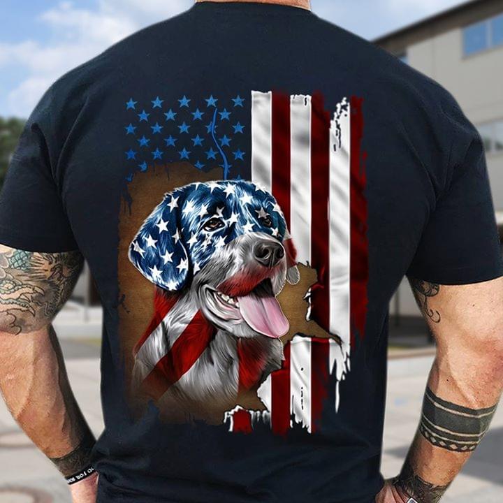 Dog Patriotic 4th Of July American Flag