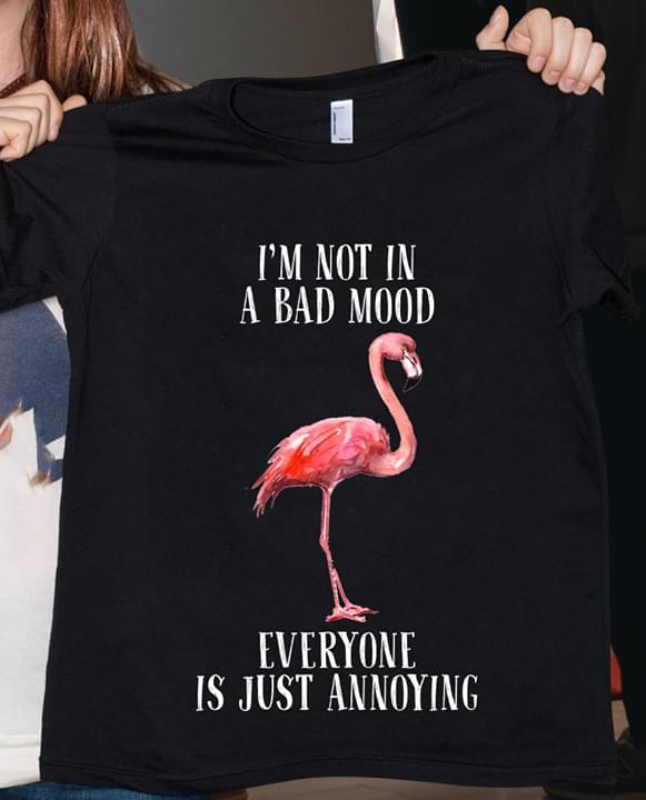 Flamingo I'm Not In A Bad Mood Everyone Is Just Annoying