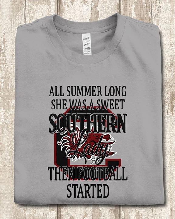 South Carolina Gamecocks All Summer Long She Was A Sweet Southern Lady Then Football Started
