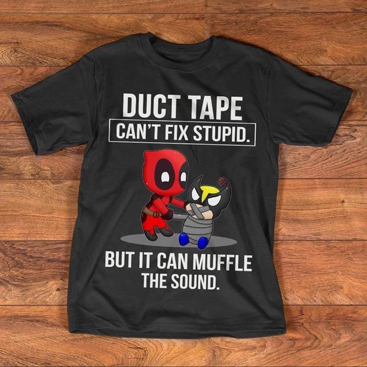 Deadpool And Duke Thomas Duct Tape Can't Fix Stupid But It Can Muffle The Sound