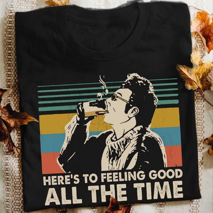 Seinfeld Kramer Here's To feeling Good All The Time Vintage