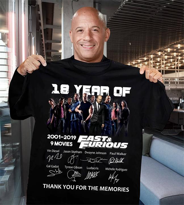 18 Years Of Fast And Furious 2001 2019 9 Movies Thank You For The Memories