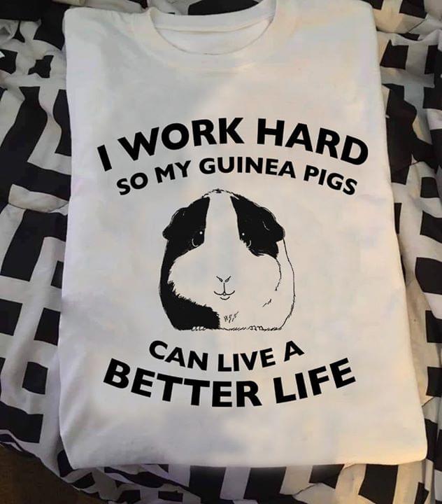 I Work Hard So My Guinea Pigs Can Live A Better Life