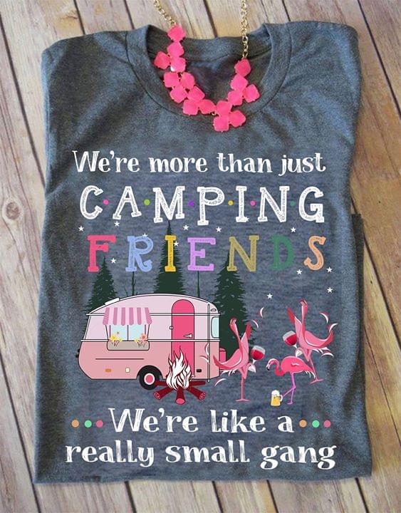 We're More Than Just Camping Flamingo We're Like A Really Small Gang