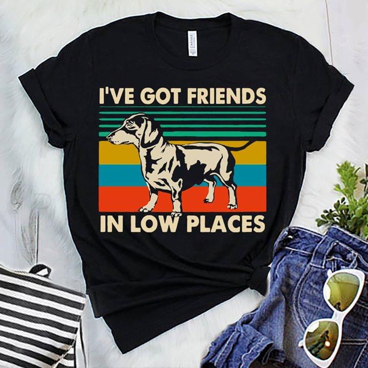 Dachshund I've Got Friends In Low Places Vintage