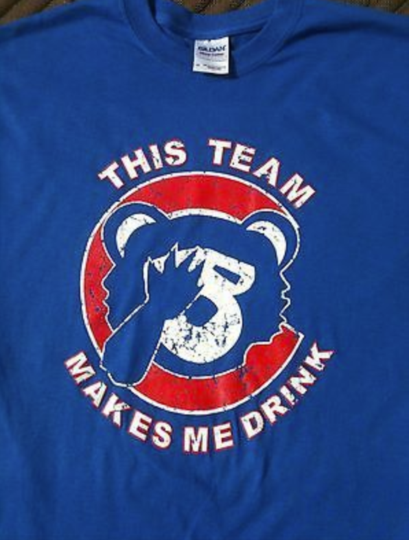 Chicago Cubs This Team Makes My Drink Bear