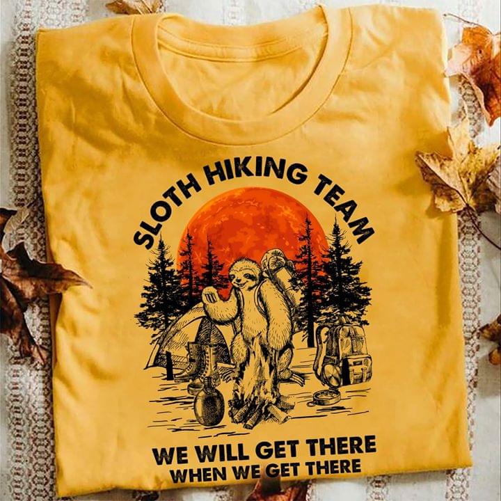 Sloth Hiking Team Shirt