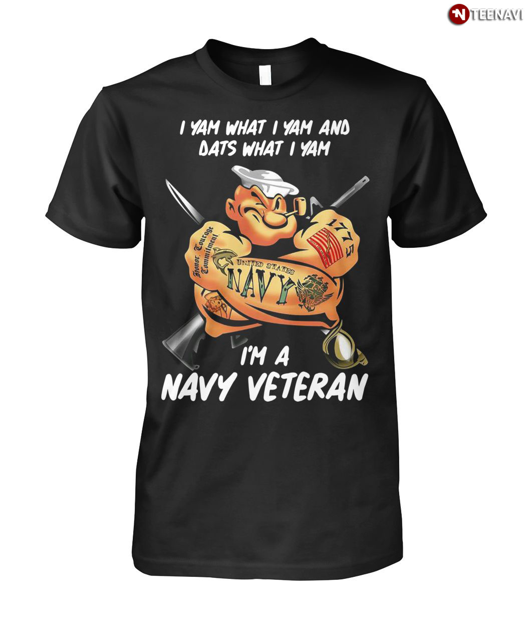 Popeye The Sailor I Yam What I Yam And Dats What I Yam I'm A Navy Veteran
