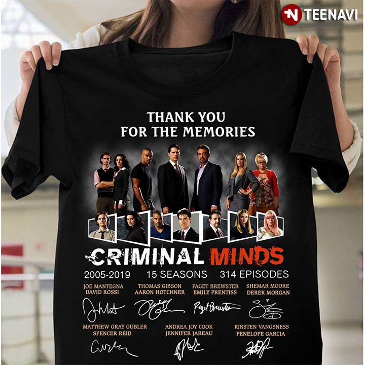 Thank You For The Memories Criminal Minds 2005-2019 Signatures