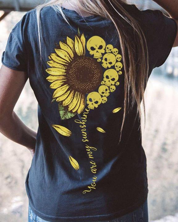 You Are My Sunshine Skull Sunflower