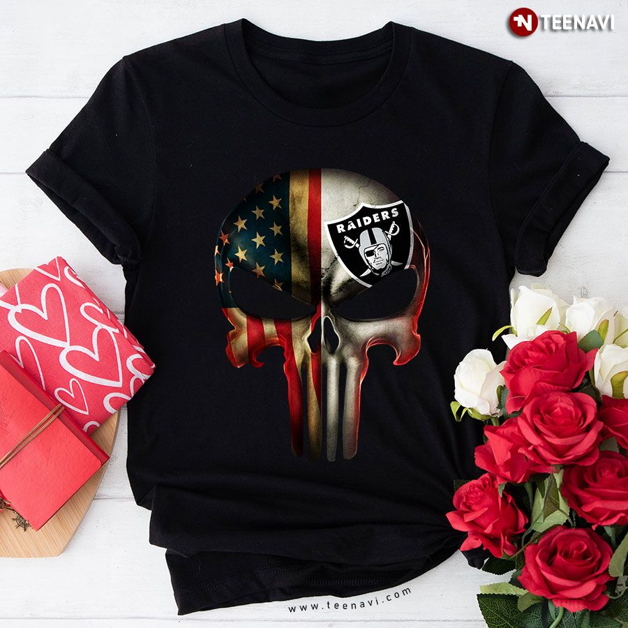 The Punisher Skull Oakland Raiders T-Shirt