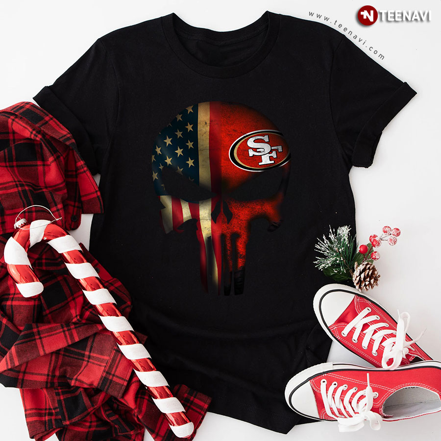 The Punisher Skull Flag San Francisco 49ers T-Shirt