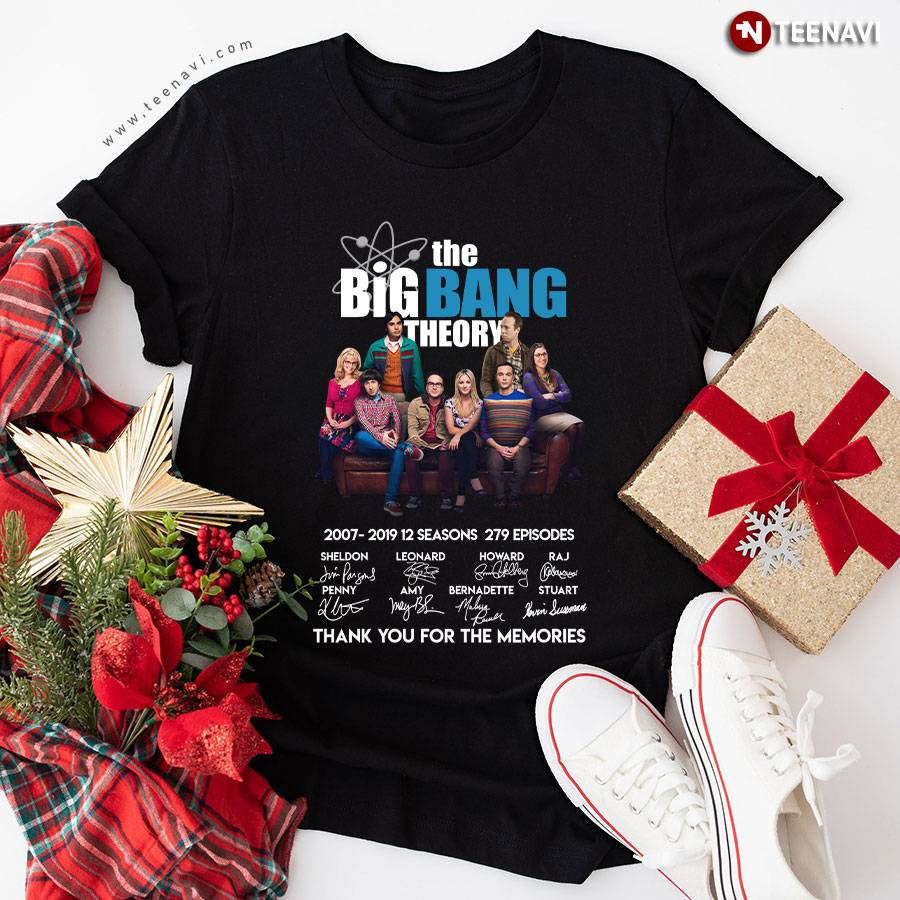 The Big Bang Theory Thank You For The Memories T-Shirt