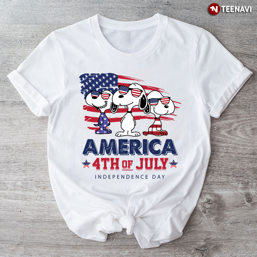 Snoopy Patriotic America 4th Of July Independent Day