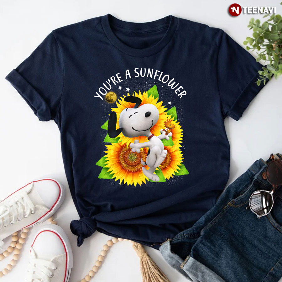 You're My Sunflower Snoopy And Woodstock T-Shirt