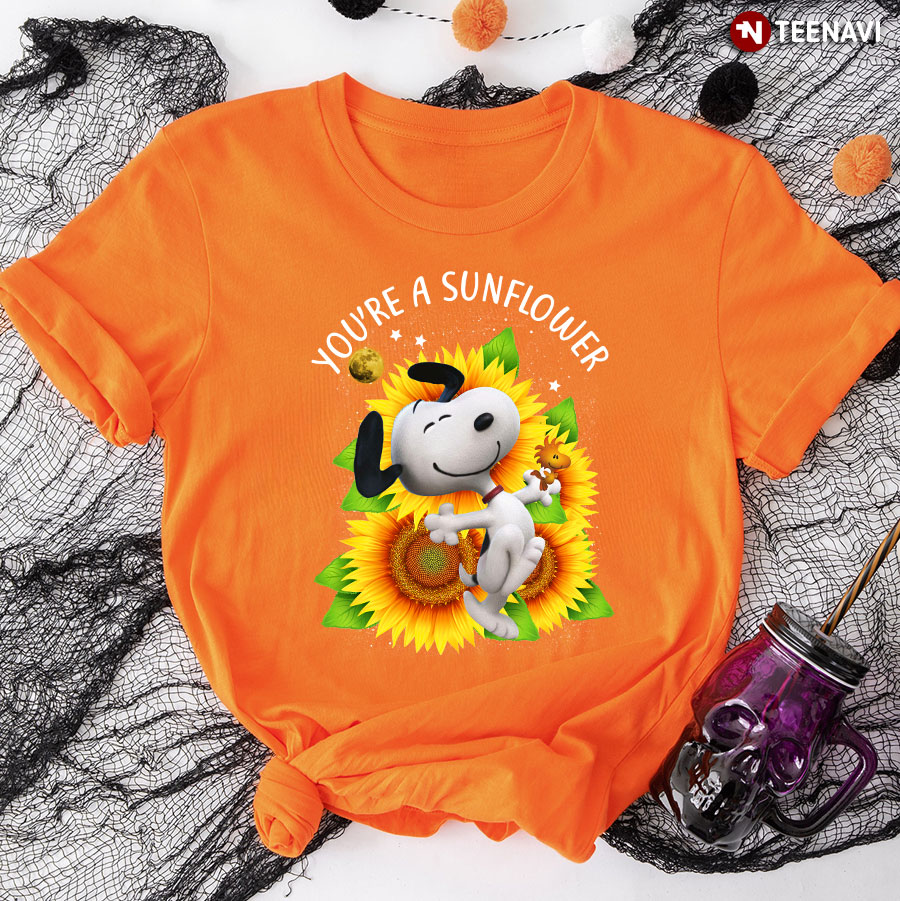 You're My Sunflower Snoopy And Woodstock T-Shirt