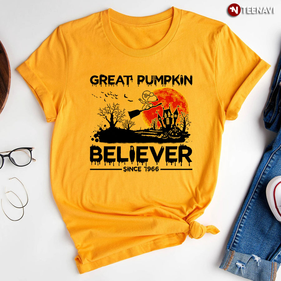 Great Pumpkin Believer Since 1966 Snoopy T-Shirt