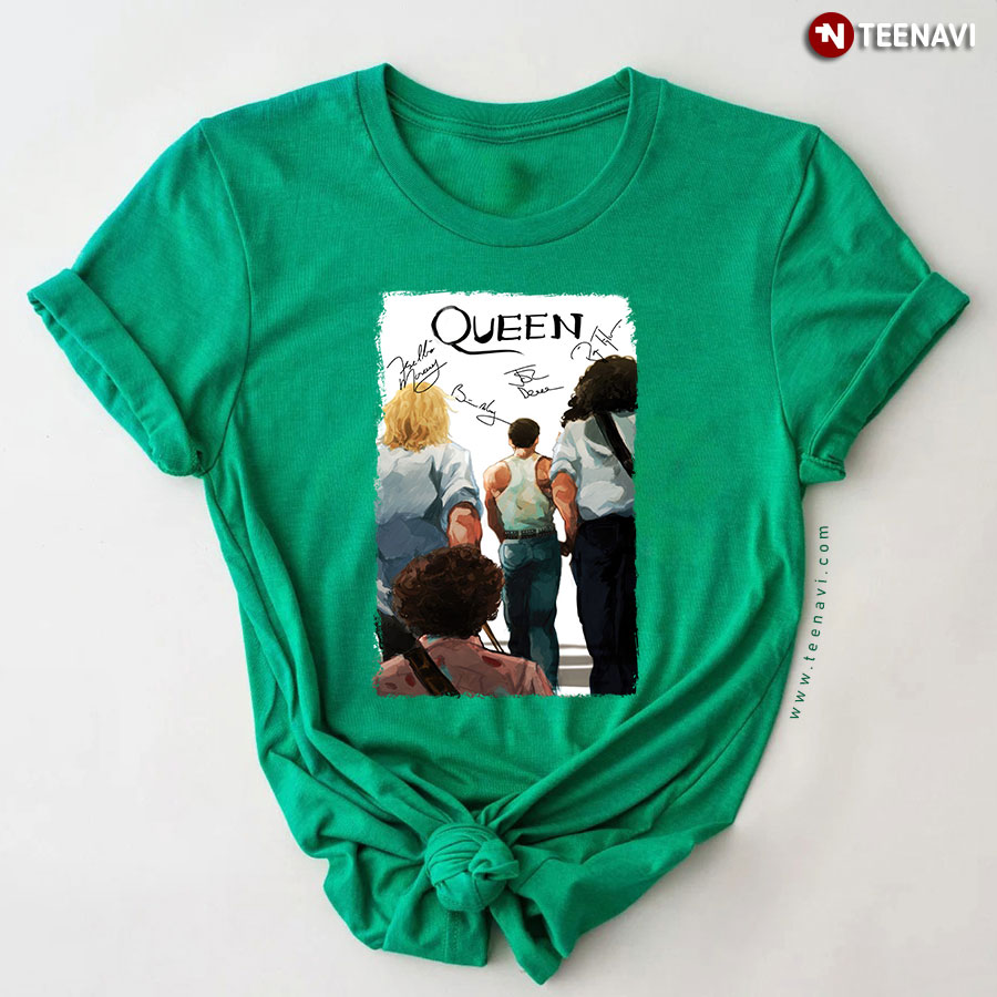 Queen Rock Band Signatures T-Shirt