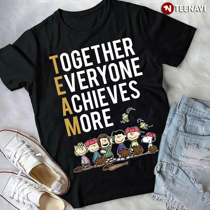 Together Everyone Achieves More Peanut Snoopy
