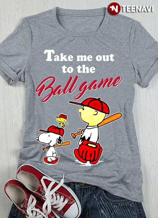 Take Me Out Ball Game Snoopy Peanut
