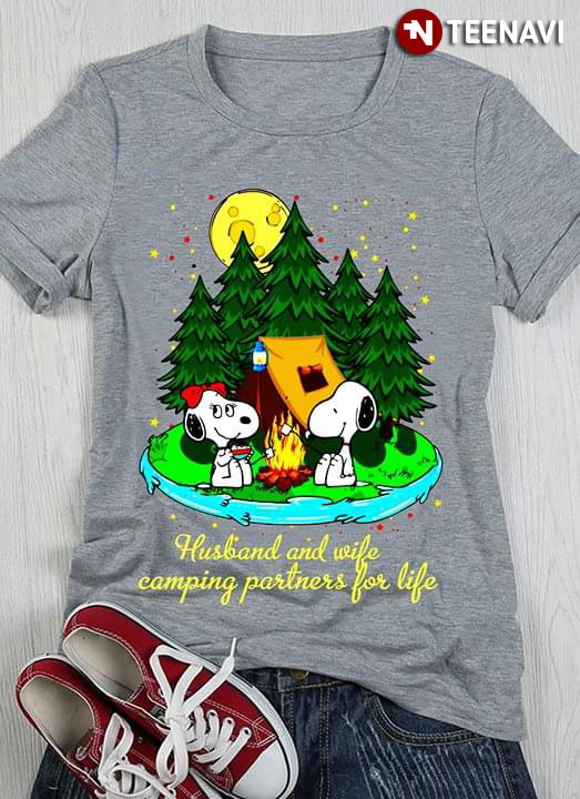 Husband And Wife Camping Partners For Life Snoopy