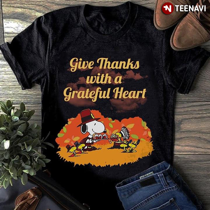 Give Thanks With A Grateful Heart Snoopy