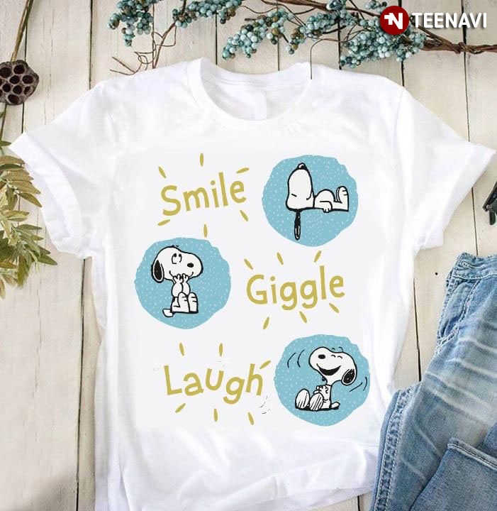 Snoopy Smile Giggle Laugh