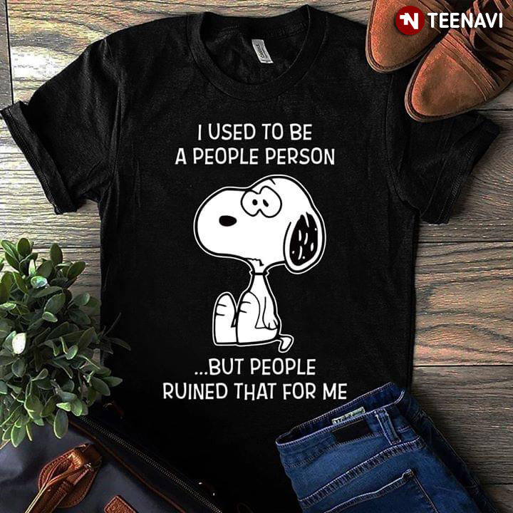 Snoopy I Used To Be A People Person