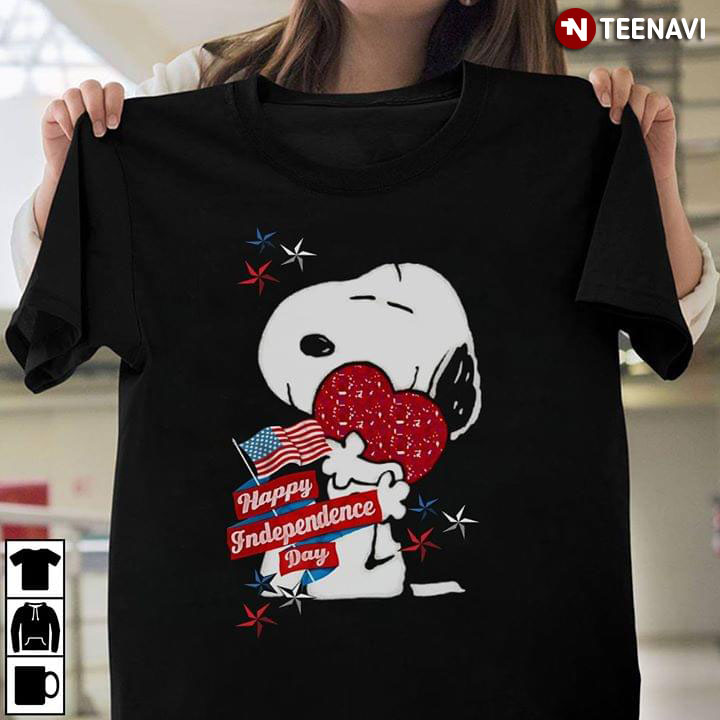 Snoopy And American Flag Happy Independence Day