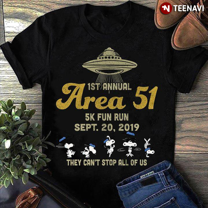 Snoopy 1St Annual Area 51 5K Fun Run Sept 20 2019