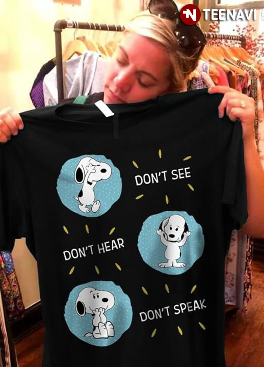 Snoopy Don't See Don't Hear Don't Speak