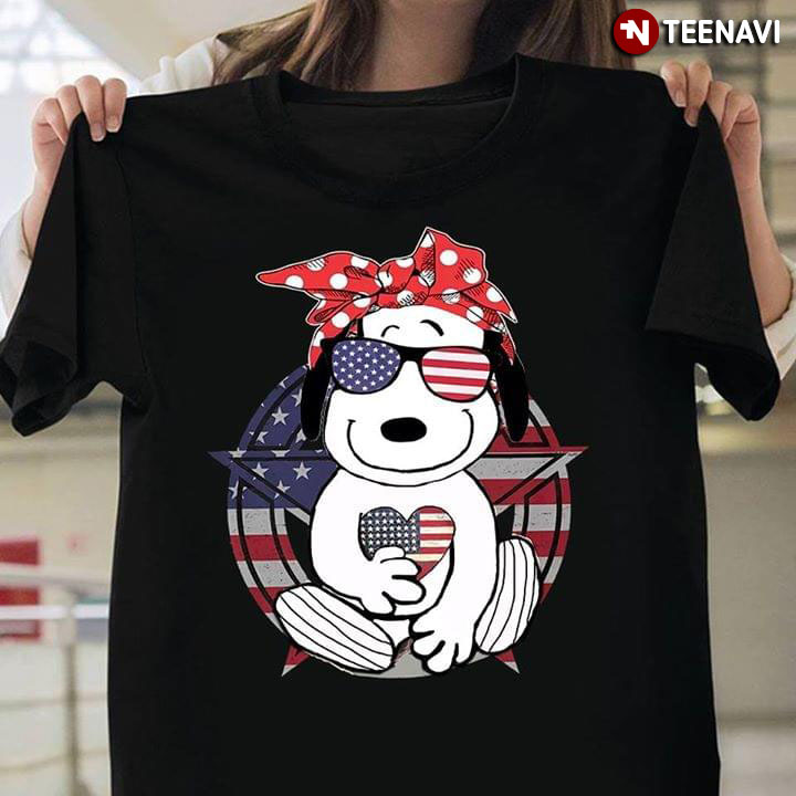 Funny Snoopy Love America