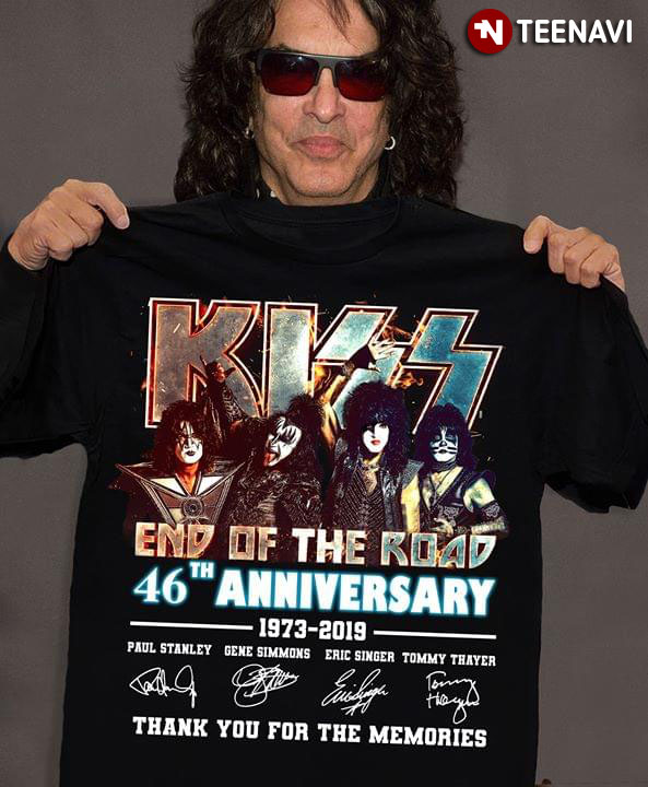 KISS 1973-2019 One Last Kiss Official Tour Long Sleeve Shirt