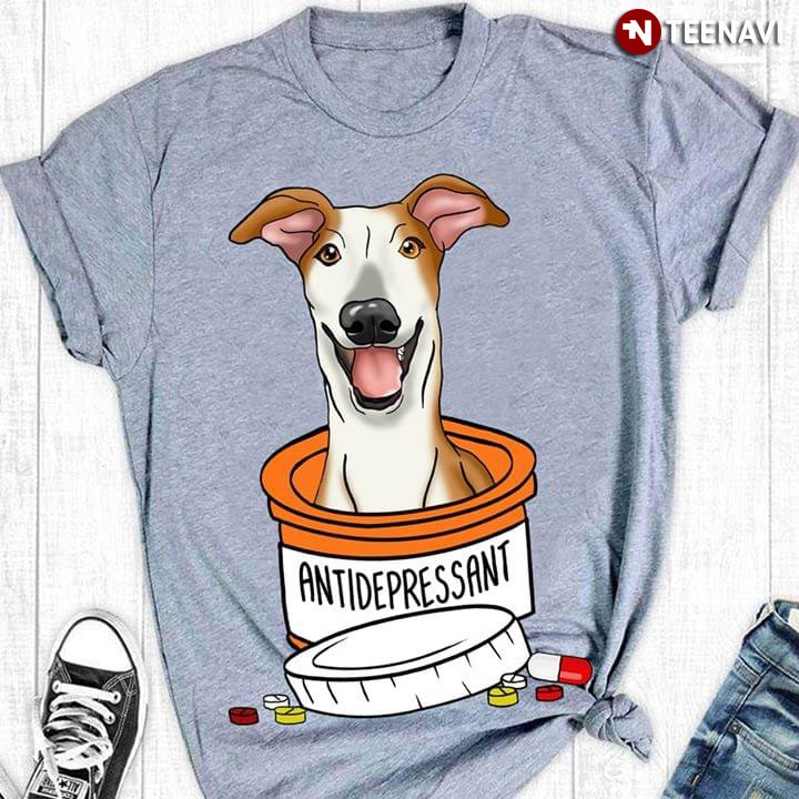Antidepressant Greyhound Dog