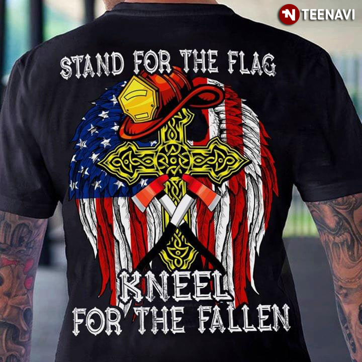Stand For The Flag Kneel For The Fallen U.S. Veteran