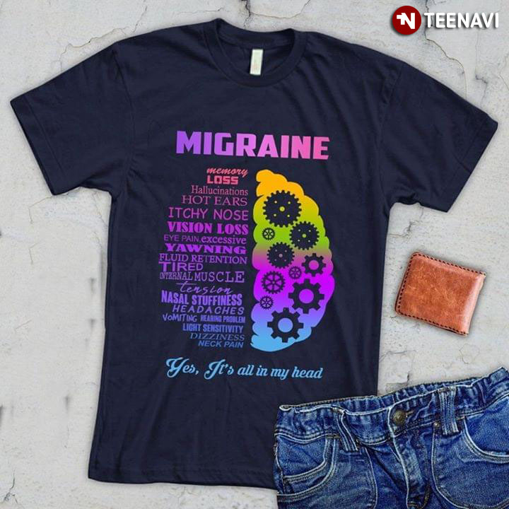 Migraine Memory Loss Itchy Nose Vision Loss Yeas It's All In My Head